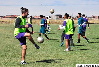 Un trabajo liviano realizó el plantel 