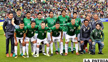 Integrantes de la Selección Boliviana de fútbol /APG