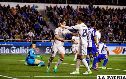 James y Morata manejaron al Real Madrid en ausencia de Cristiano /AS.COM