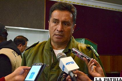 El comandante Departamental de Policía, coronel ?scar Rojas dio a conocer el cambio de autoridad en el penal de San Pedro