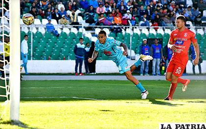 Bolívar venció 2-0 en la ida en partido disputado en La Paz el 12/03/2017 /APG