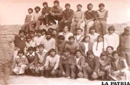 Estudiantes y personal docente 1960