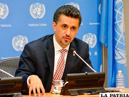 Sacha Llorenti, embajador de Bolivia ante la ONU /La Razón