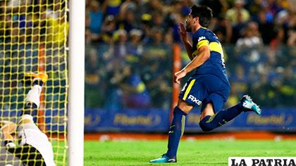 Pablo Pérez anotó el gol del triunfo de Boca, quizá sea el gol de campeonato