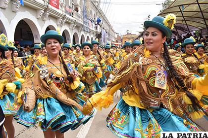 La alegría desbordó en el Carnaval de Oruro 2018 /Archivo
