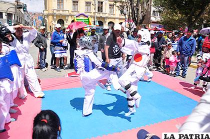 El taekwondo se mostrará en las calles de Oruro