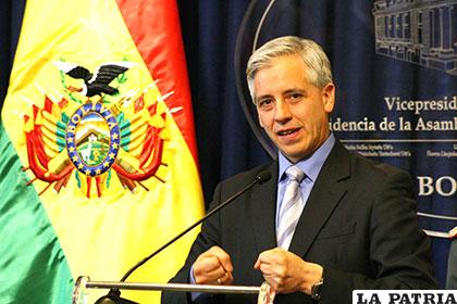 El vicepresidente, Álvaro García Linera