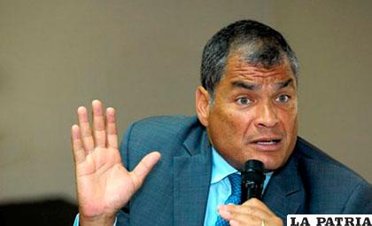 El expresidente de Ecuador Rafael Correa /Efe/Archivo