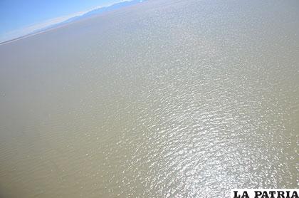 Este es el panorama actual del lago Poopó