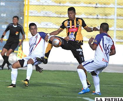 En el partido de ida jugado en La Paz el 24/2/2018, el 