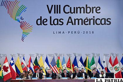 Más de 19 jefes de Estado y de Gobierno, incluyendo el P=residente Evo Morales, participan de la VIII Cumbre de las Américas