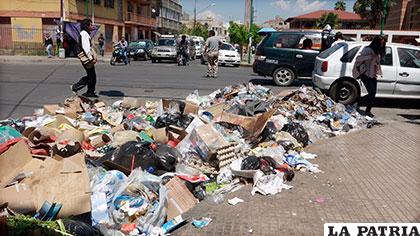 Los vecinos deben colaborar en la limpieza de la ciudad y evitar arrojar la basura en cualquier sitio