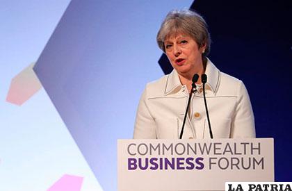 La primera ministra británica, Theresa May /Cope