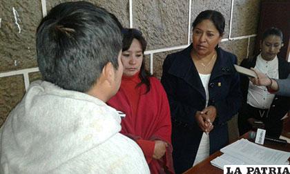 La diputada Otilia Choque conversó con los delegados de las personas privadas de libertad de 