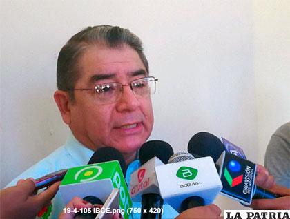 El gerente general del IBCE, Gary Rodríguez /ANF