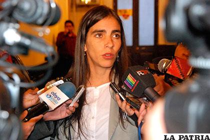 La presidenta de la Cámara de Diputados, Gabriela Montaño /RADIO FIDES