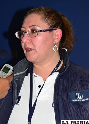 Verónica Sandy, gerente distrital de Impuestos Nacionales