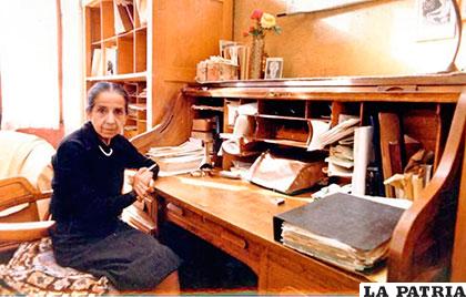 Yolanda Bedregal, la gran poetisa y escritora boliviana /PÁGINASIETE.BO