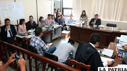 La audiencia de Acción de Cumplimiento desarrollada la jornada de ayer en Santa Cruz /Gobernación de Santa Cruz