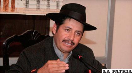 Gobernador de Chuquisaca, Esteban Urquizu /ANF