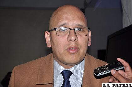 El presidente de la Asociación Departamental de Básquetbol, Marcelo Cortez