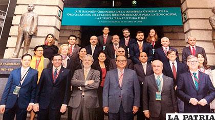 XIII Asamblea General de la OEI que se realizó en México