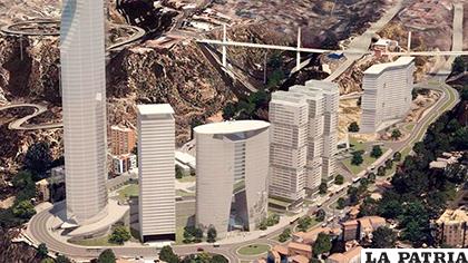 Imagen conceptual de lo que sería el World Trade Center en La Paz/ wtca.org