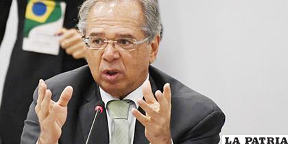 El ministro de Economía de Brasil, Paulo Guedes, compareció este miércoles ante una comisión parlamentaria / THE INTERCEPT