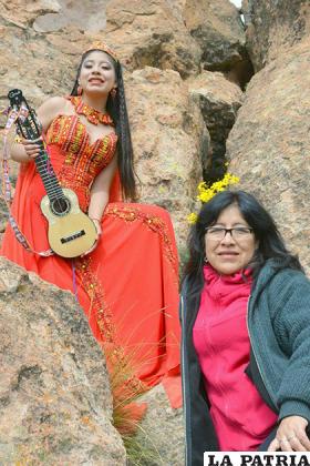 Graciel y Lilia Magne con su homenaje al charango boliviano / Facebook