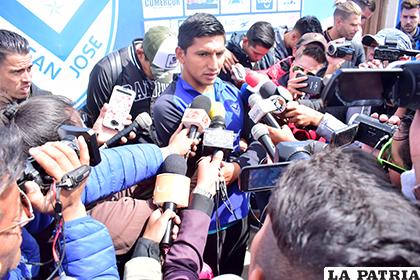 Didi Torrico explicó que se llegó a buenos acuerdos con la dirigencia
/REYNALDO BELLOTA /LA PATRIA