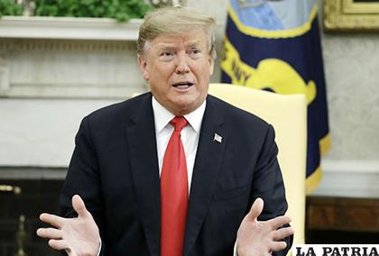 Trump condenó el 