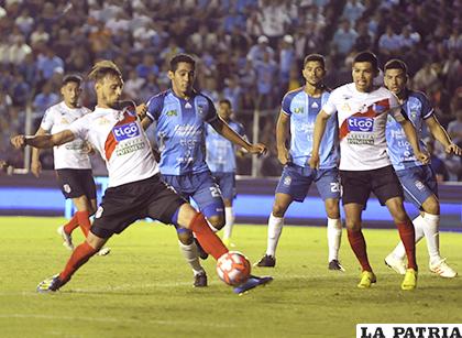 La acción del cotejo en el cual Nacional supo controlar las acciones /APG