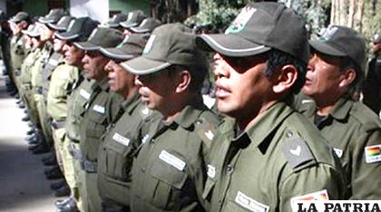 Efectivos de la policía boliviana / ANF