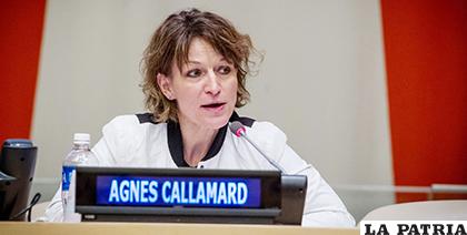 La relatora especial de la ONU sobre ejecuciones extrajudiciales, Agnes Callamard /UN NEWS