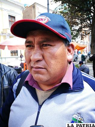 El presidente del Control Social, Fidel Morales/FIDEL