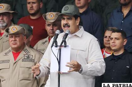 Maduro dijo: 