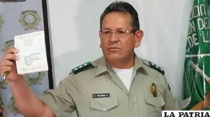 Coronel Gonzalo Medina /ANF