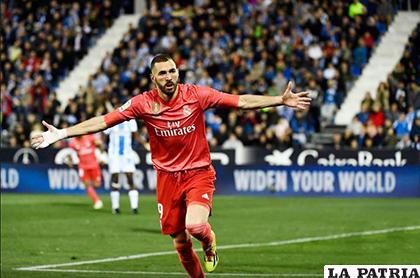 Karim Benzema anotó el gol del empate 1-1 de Real Madrid ante Leganés /as.com