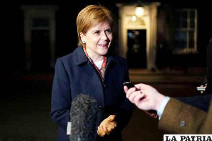 La ministra principal de Escocia y líder del Partido Nacionalista Escocés, Nicola Sturgeon / EFE