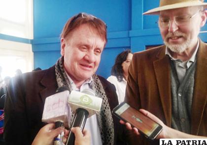 Representantes de IICA, CIP y FAO respectivamente /Radio Andina