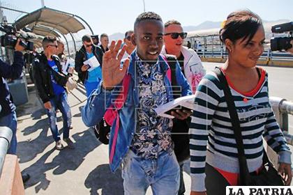 Los migrantes planean salir en autobuses con destino a Ciudad de México /CONTACTO HOY