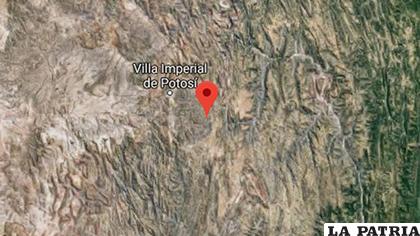 Imagen referencial de la ubicación de la mina Andacaba/Google Maps