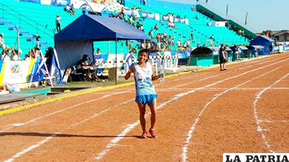 La atleta orureña es una de las más galardonadas en esta disciplina /Alex Zambrana