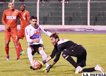 En la ida ganó Nacional Potosí en la Villa Imperial 3-1 el 07/02/2019/ APG