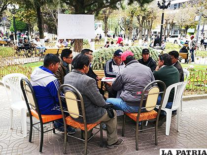 La nueva oficina improvisada del Control Social/ LA PATRIA