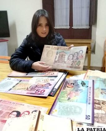 Presentan el nuevo billete de 200 bolivianos / LA PATRIA