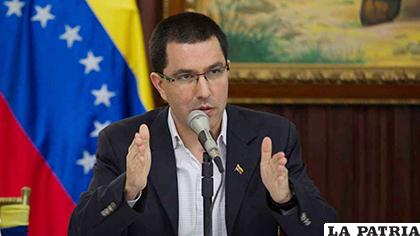 El canciller de Venezuela, Jorge Arreaza /RADIOUCHILE.CL