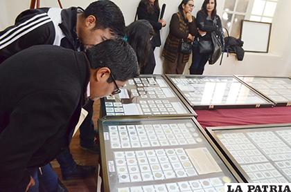 La numismática llegó en una exposición a Oruro/LA PATRIA
