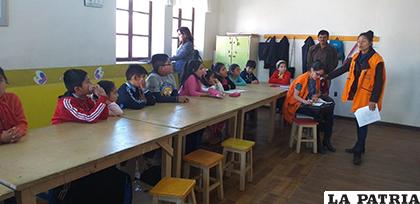 Niños participaron de capacitación con la DIO /DIO /ARCHIVO
