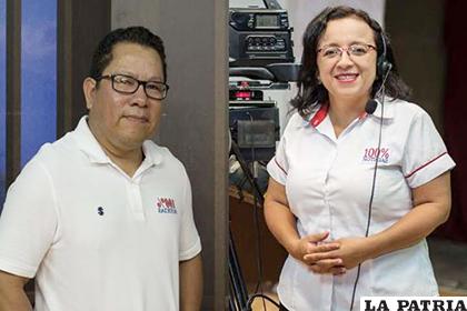 Los periodistas Miguel Mora y Lucía Pineda Ubau /PERIODICO HOY
